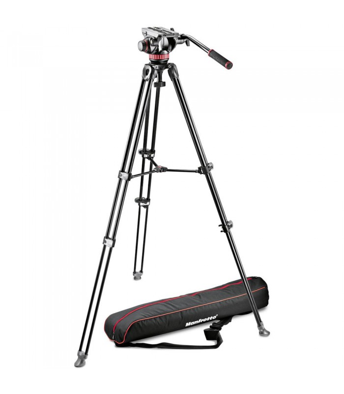 برسی کیت سه پایه و هد ویدئویی Manfrotto مدل MVK502AM-1