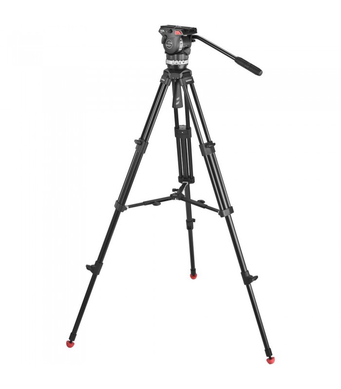 برسی Sachtler Ace M Fluid Head with 2-Stage Aluminum Tripod & Mid-Level Spreader