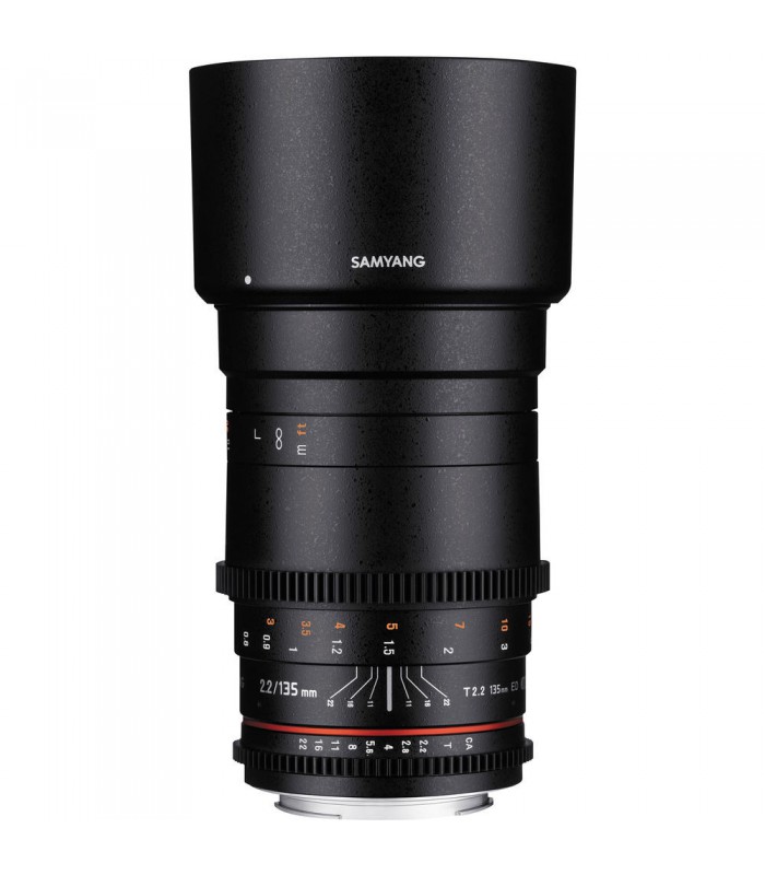 برسی لنز سینمایی سامیانگ مدل Samyang 135mm T2.2 ED UMC - مانت EF کانن