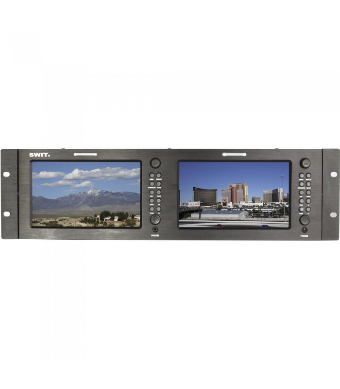 برسی SWIT M-1071C Dual 7" HDMI Rack LCD Monitor