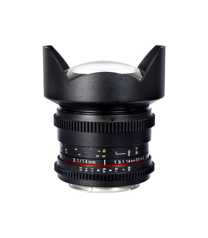 برسی لنز سینمایی سامیانگ مدل Samyang 14mm T3.1 Cine - مانت EF کانن