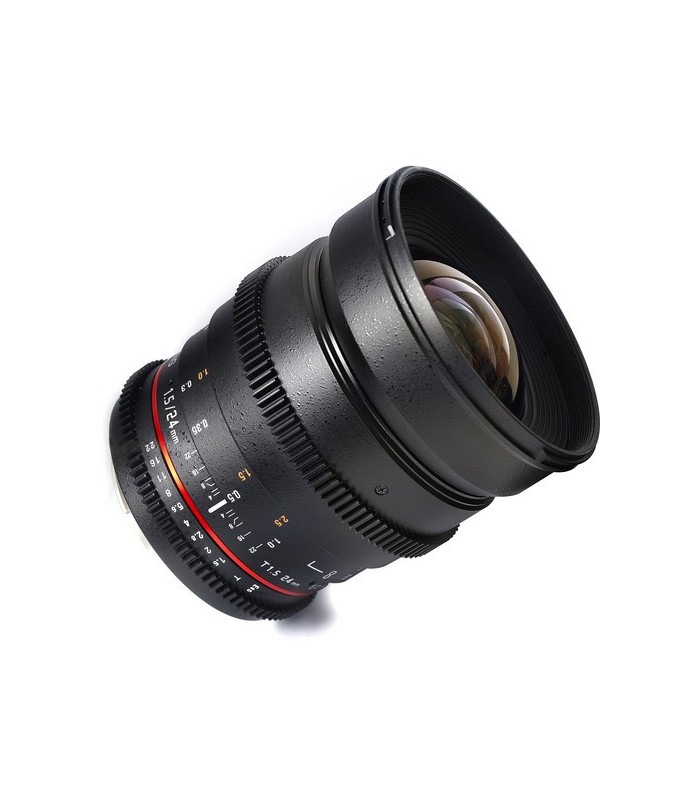 برسی لنز سینمایی سامیانگ مدل Samyang 24mm T1.5 Cine - مانت EF کانن