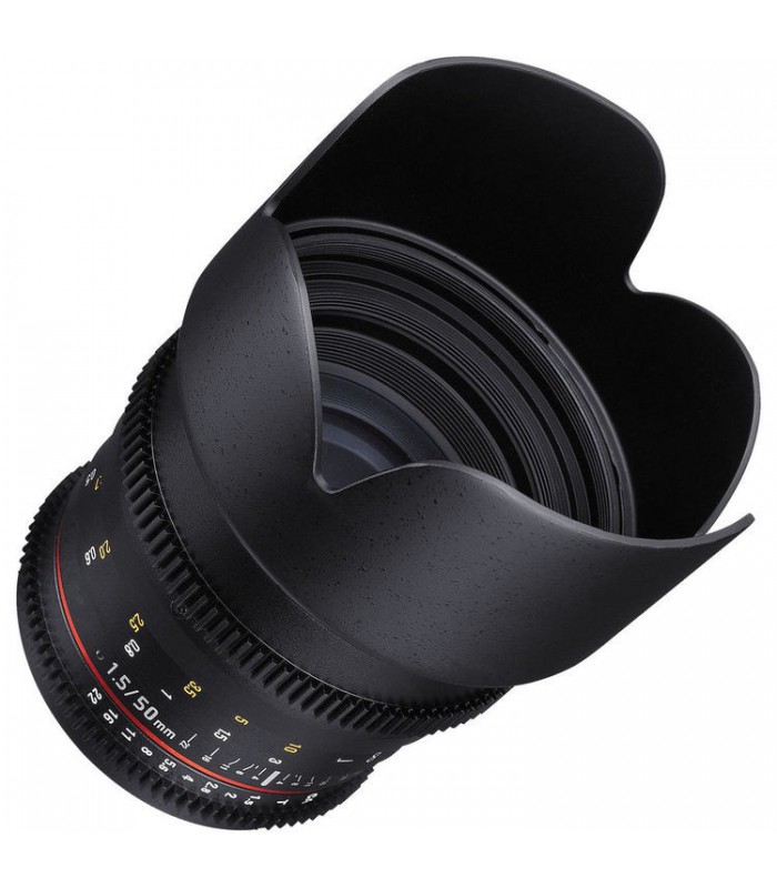 برسی لنز سامیانگ مدل Samyang 50mm T1.5 VDSLR AS UMC Cine - مانت کانن