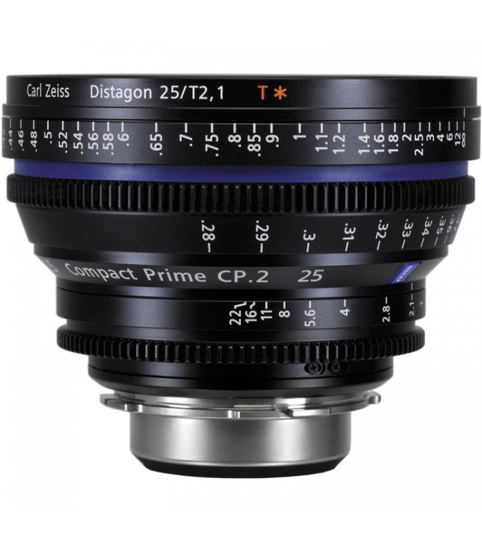 برسی لنز زایس مدل Zeiss CP.2 25mm/T2.1 مانت PL