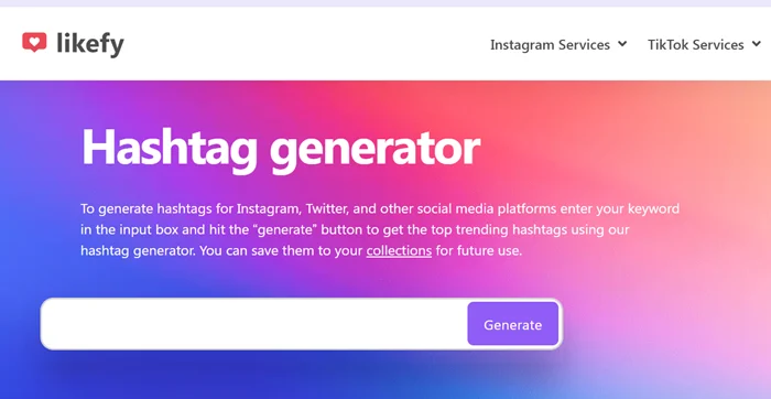 اینستاگرام Hashtag Generator