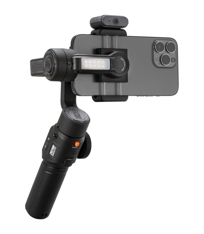 برسی گیمبال موبایل ژیون اسموت مدل Zhiyun Smooth 5S AI Combo - پک کمبو