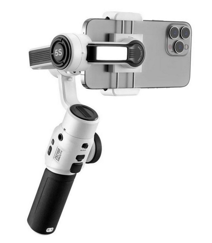 برسی گیمبال ژیون اسموت مدل Zhiyun Smooth 5S - رنگ سفید