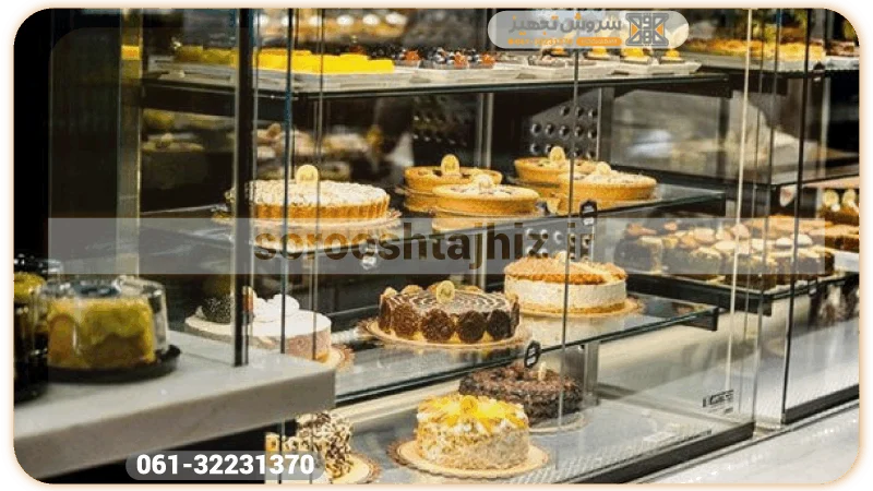 صنعت ویژگی های ویترین کیک