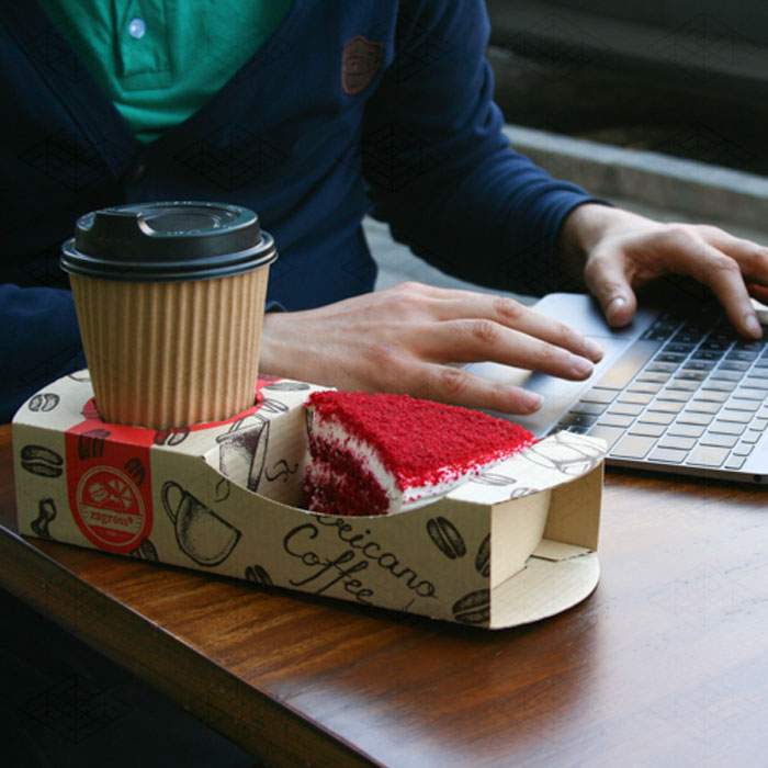 شیرینی | دیجیتال طراحی بسته بندی دسرهای کافه ای