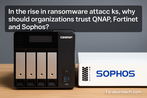 افزایش حملات باج‌افزاری؛ چرا سازمان‌ها باید به QNAP، Fortinet و Sophos اعتماد کنند؟