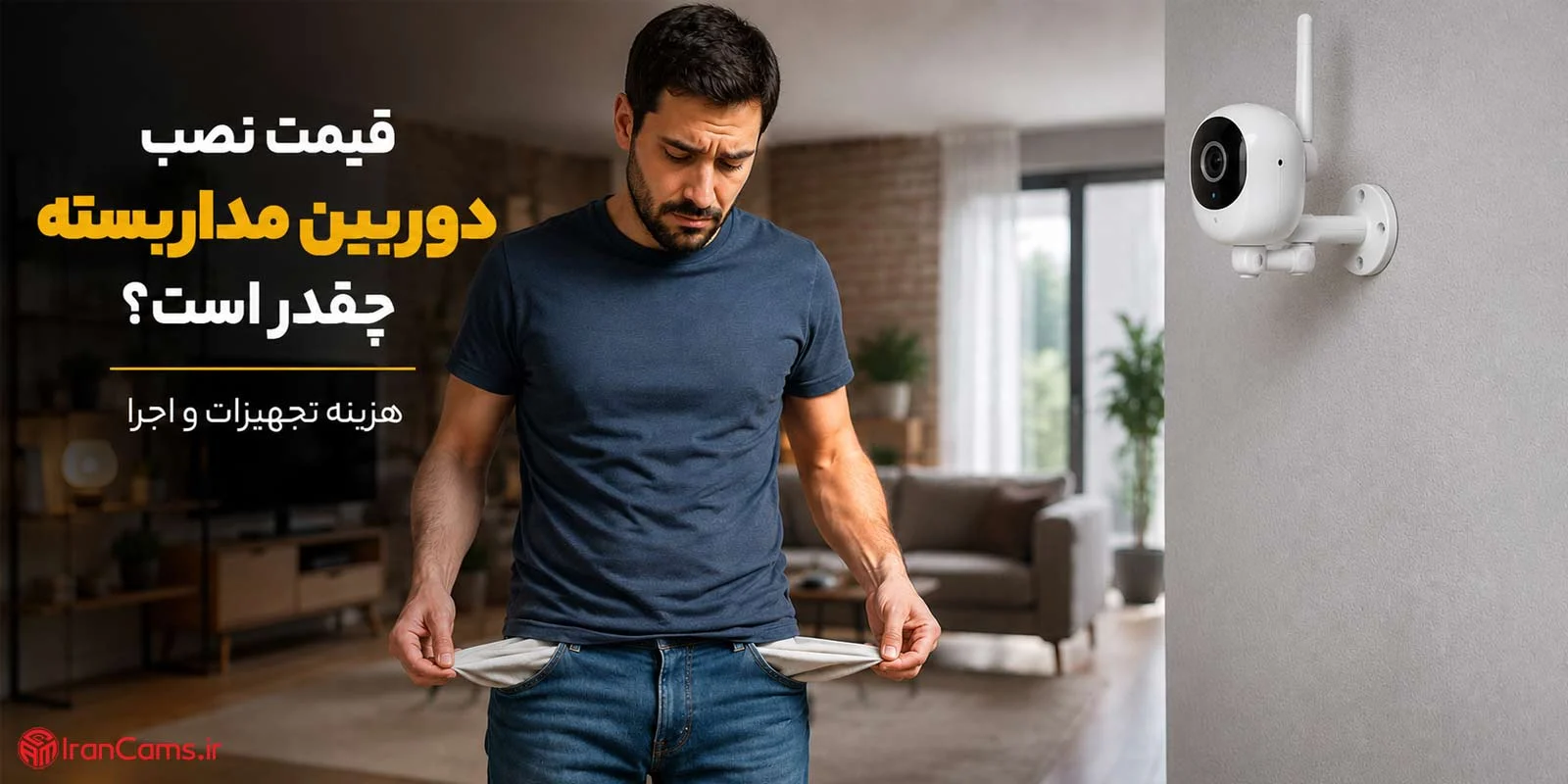قیمت نصب دوربین مداربسته چقدر است؟ هزینه تجهیزات و اجرا